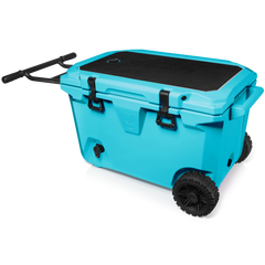Br Tank 55-Quart Rolling Cooler | Electric Blue