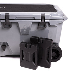 Br Tank 55-Quart Double Drink Holder Cooler Bundle | Ice White